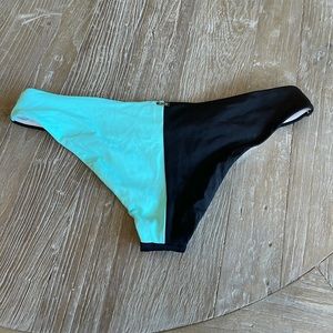Split Color Bikini Bottoms